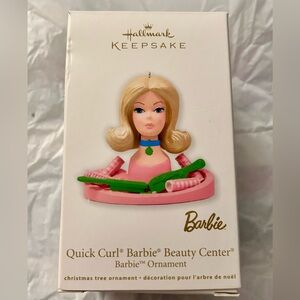 Quick Curl Barbie Beauty Center Hallmark Ornament